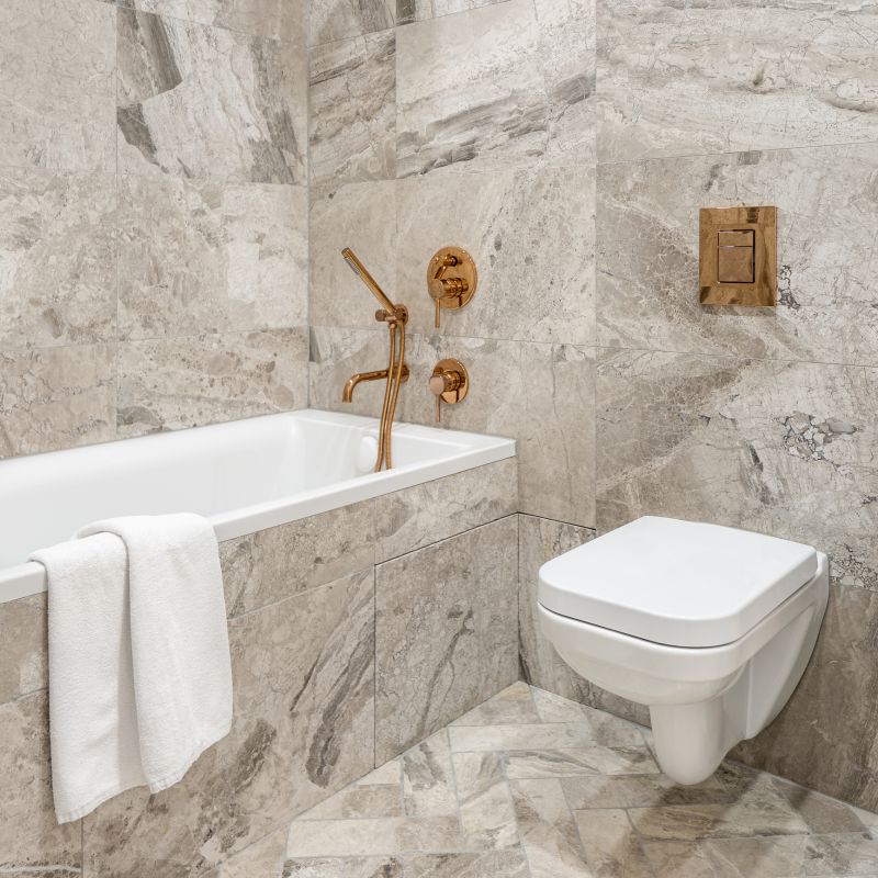 Bathroom with Premium Materials